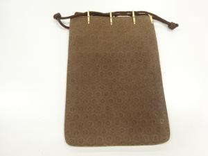 印伝花亀甲模様男物信玄袋